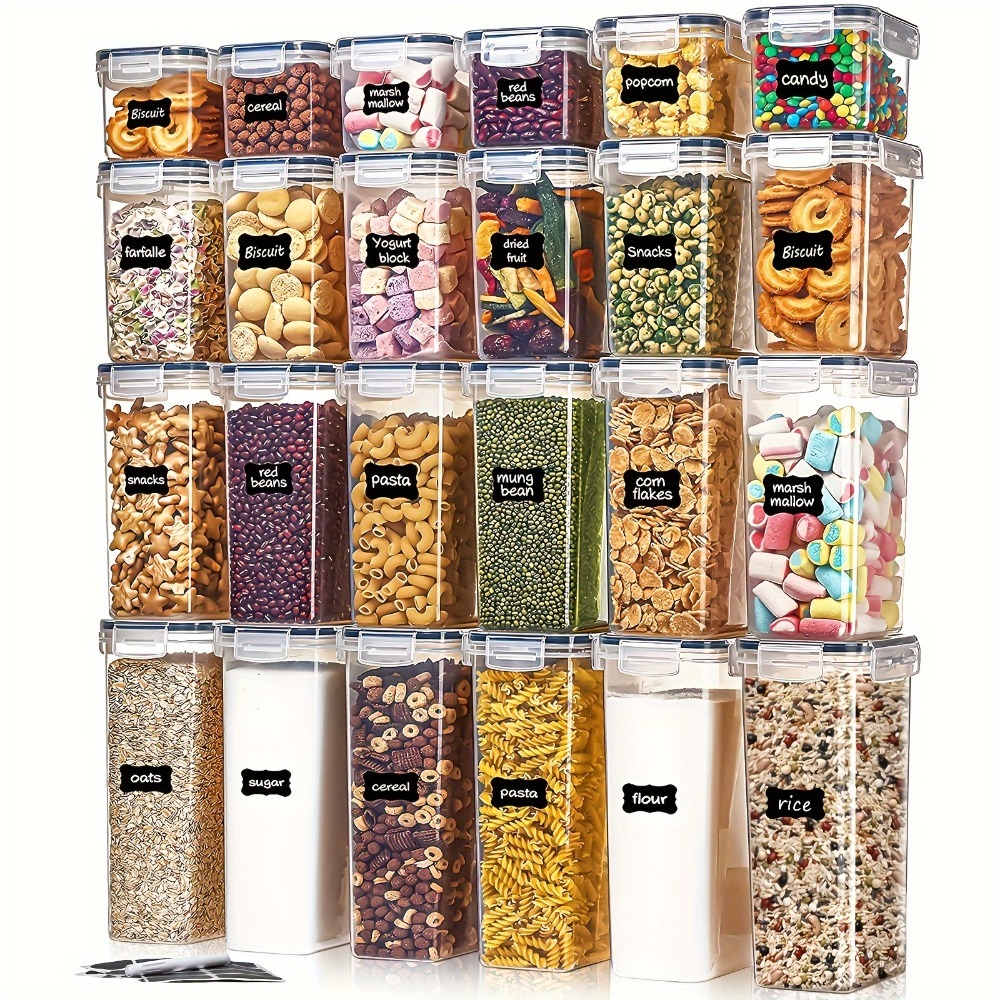 Kitchen Appliances Garage - 24 Recipientes para Almacenamiento de Alimentos,
