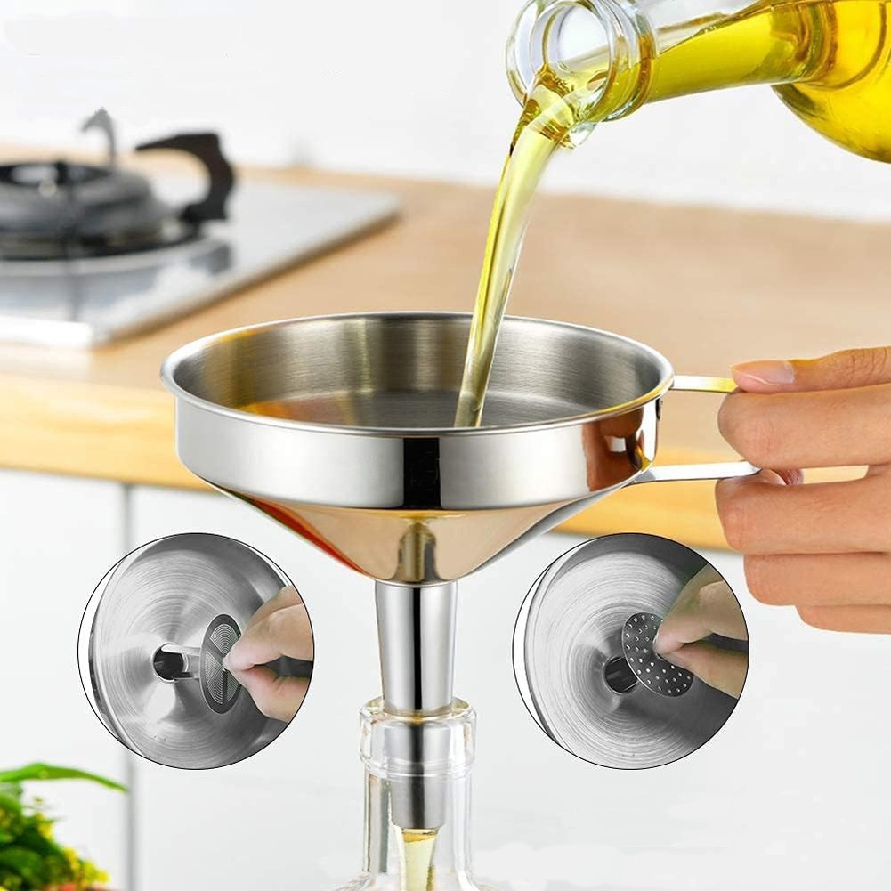 Embudo de acero inoxidable par - Kitchen Appliances Garage reseña y precio