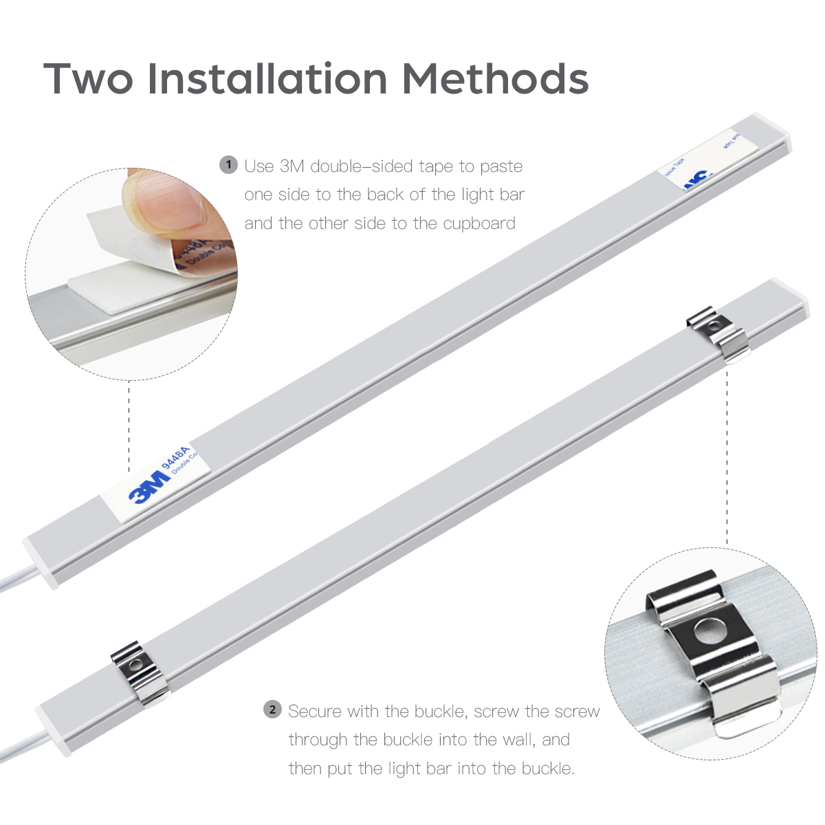 Luz LED para debajo del gabine - Kitchen Appliances Online reseña y precio
