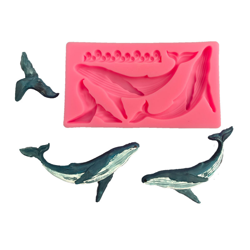 Molde de silicona de ballena D - Kitchen Appliances Garage reseña y precio